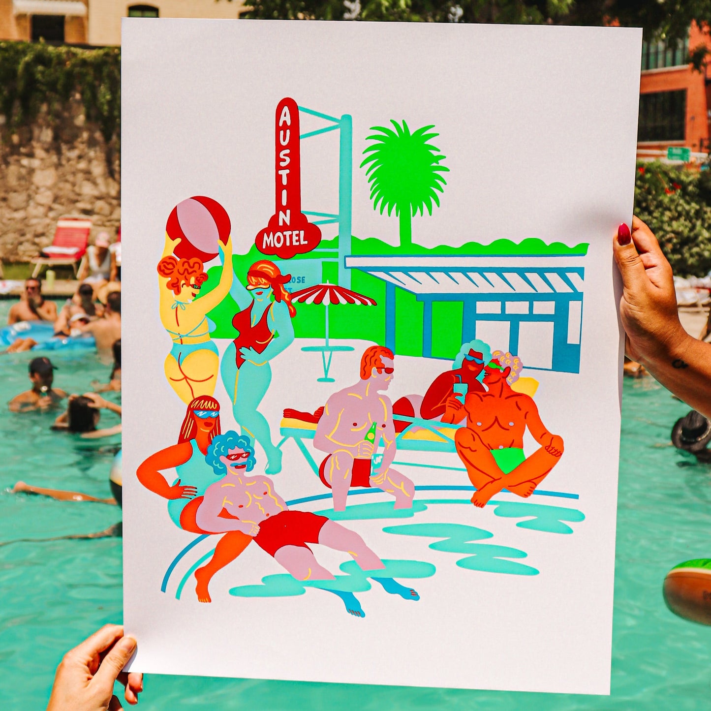 Austin Motel x FSG Poster