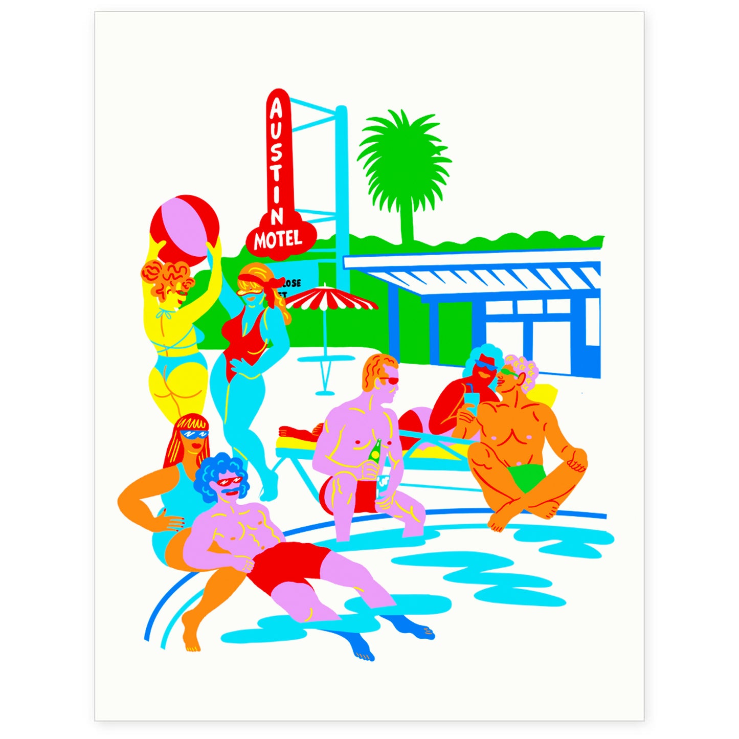 Austin Motel x FSG Poster