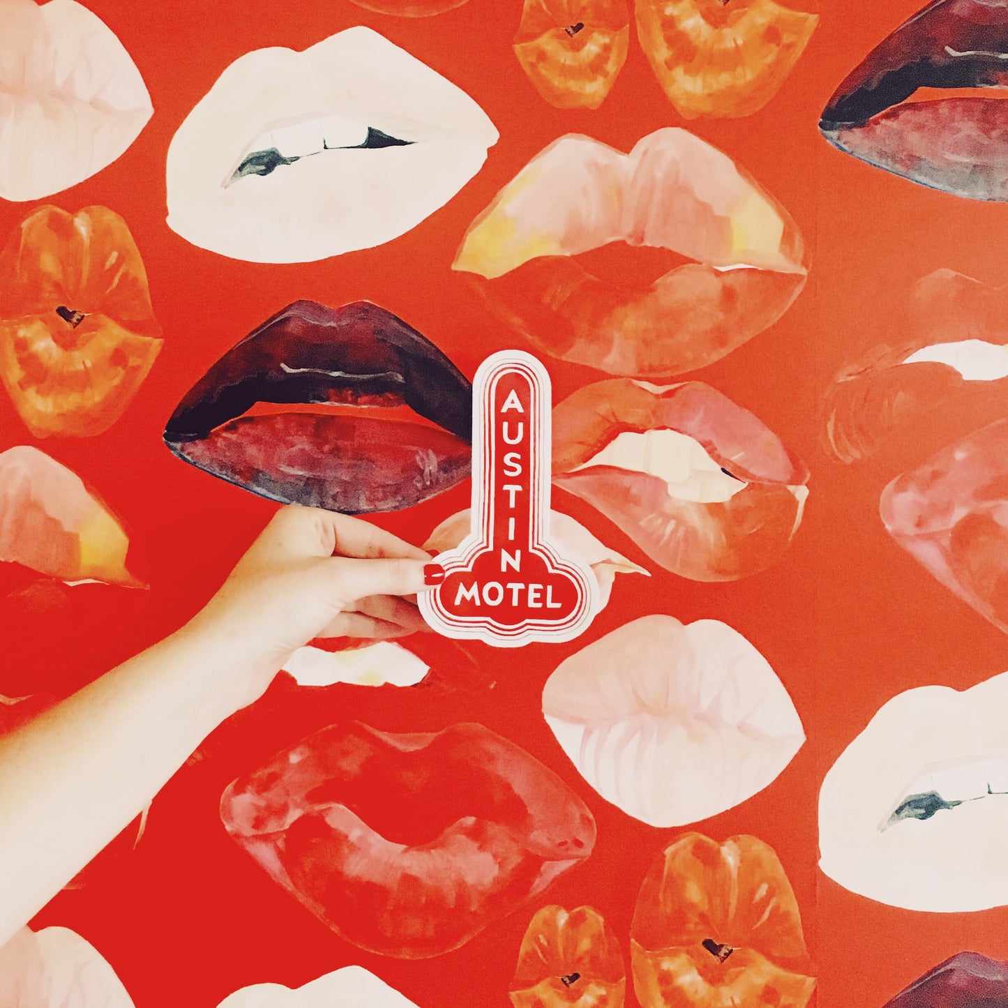 Austin Motel Sticker