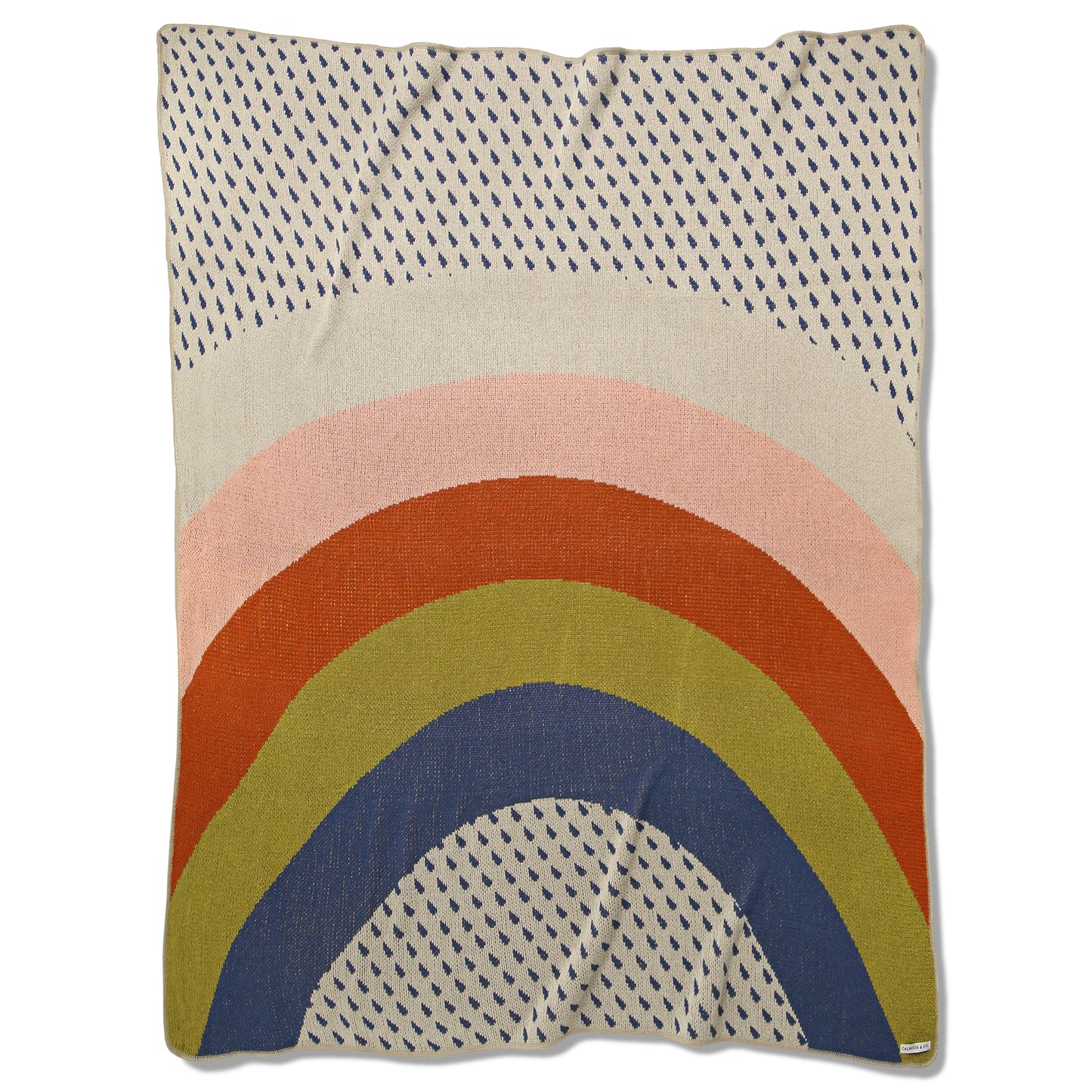 Rainbow & Raindrops Blanket x Calhoun & Co.