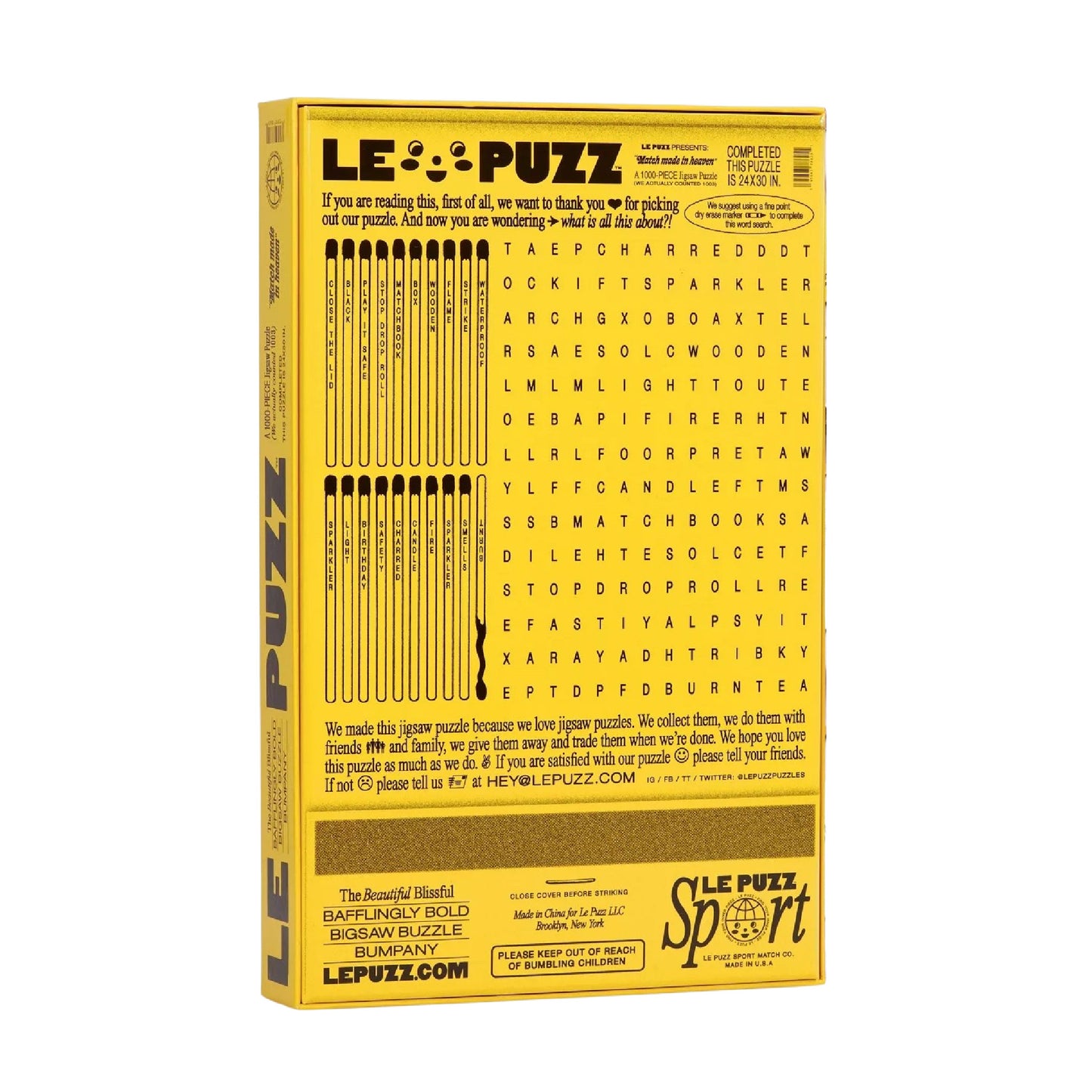 Match Made In Heaven Puzzle x Le Puzz
