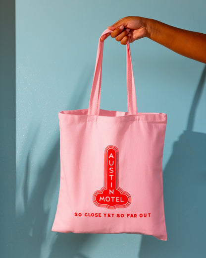 Austin Motel Tote Pink