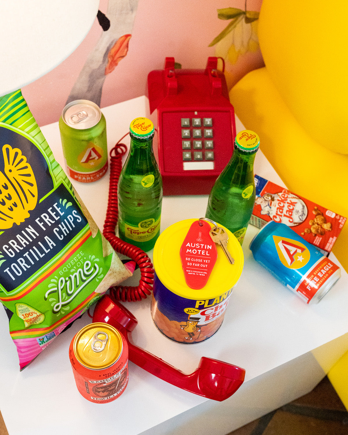 Austin Motel Vintage Keychain