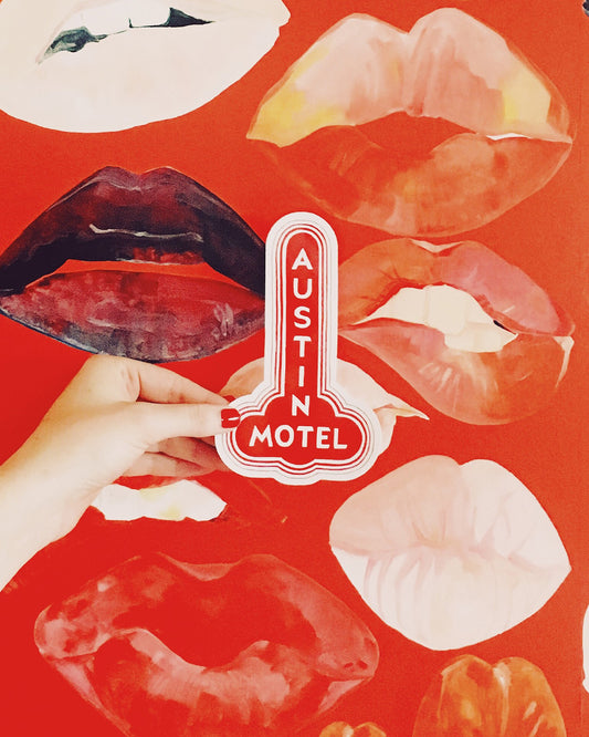 Austin Motel Sticker