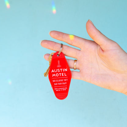 Austin Motel Vintage Keychain