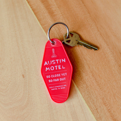 Austin Motel Vintage Keychain